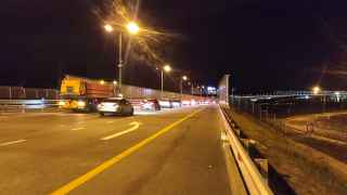 Открытие движения по одной полосе Крымского моста